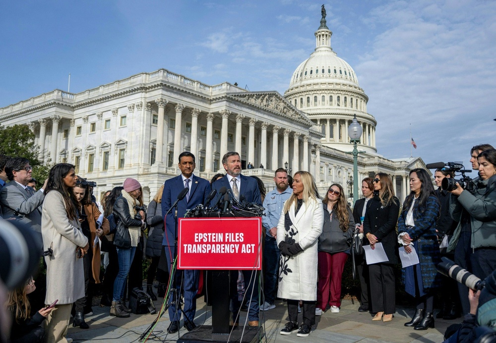 A bipartisan coalition of lawmakers collaborated to pressure colleagues to vote in favor of the Epstein Files Transparency Act, which mandated the Justice Department release documents associated with its investigation into Epstein (AFP/Getty)