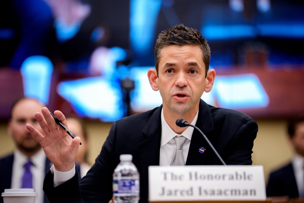 NASA Administrator Jared Isaacman testified on Capitol Hill this week. He expressed confidence in his agency’s ability to do more with less funding (Getty)