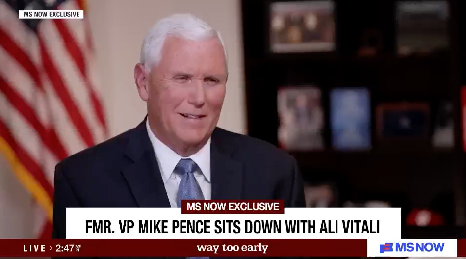 Former Vice President Mike Pence urged President Donald Trump to end his feud with Pope Leo XIV (MS NOW)