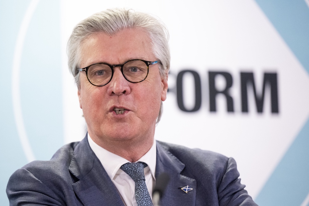 Reform UK Scottish leader Malcolm Offord reiterated his claim Anas Sarwar had offered to work with him (Lesley Martin/PA) (PA Wire)