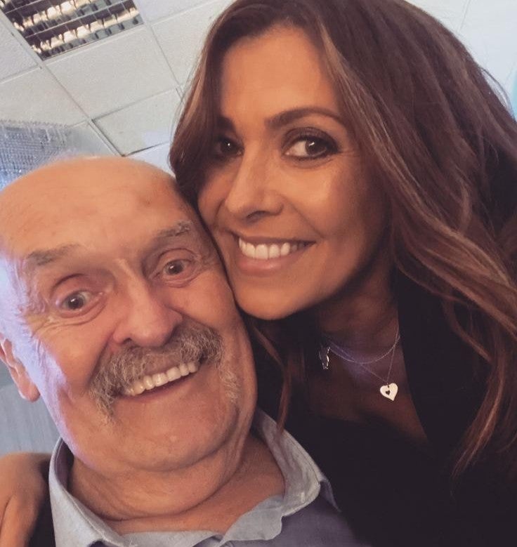 Kym Marsh and her father, Dave (family handout/PA)