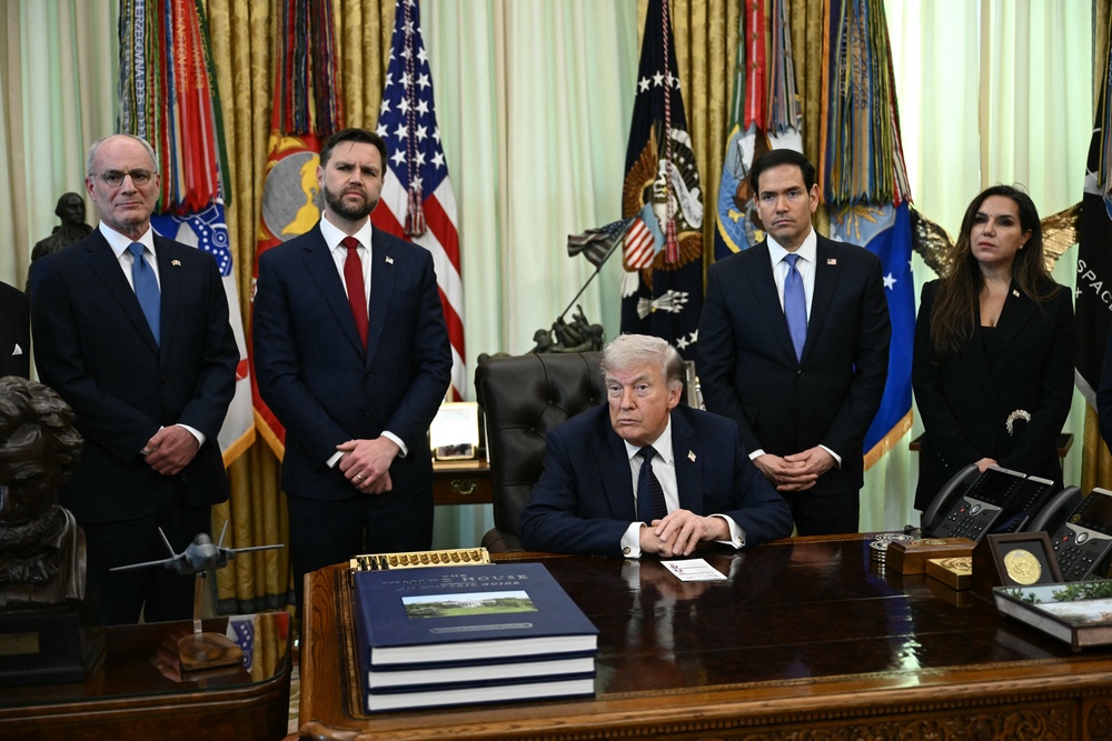 The digital services tax went unchanged under the UK–US trade deal agreed in May 2025 (Brendan Smialowski/AFP/Getty Images)