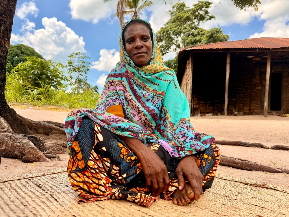 Amina, like Mgeni, says that participation in a vaccine trial has had a hugely positive impact on malaria in their community (Nick Ferris)