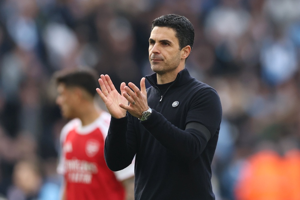 Mikel Arteta will have Bukayo Saka and Riccardo Calafiori back in his squad on Saturday (Getty)