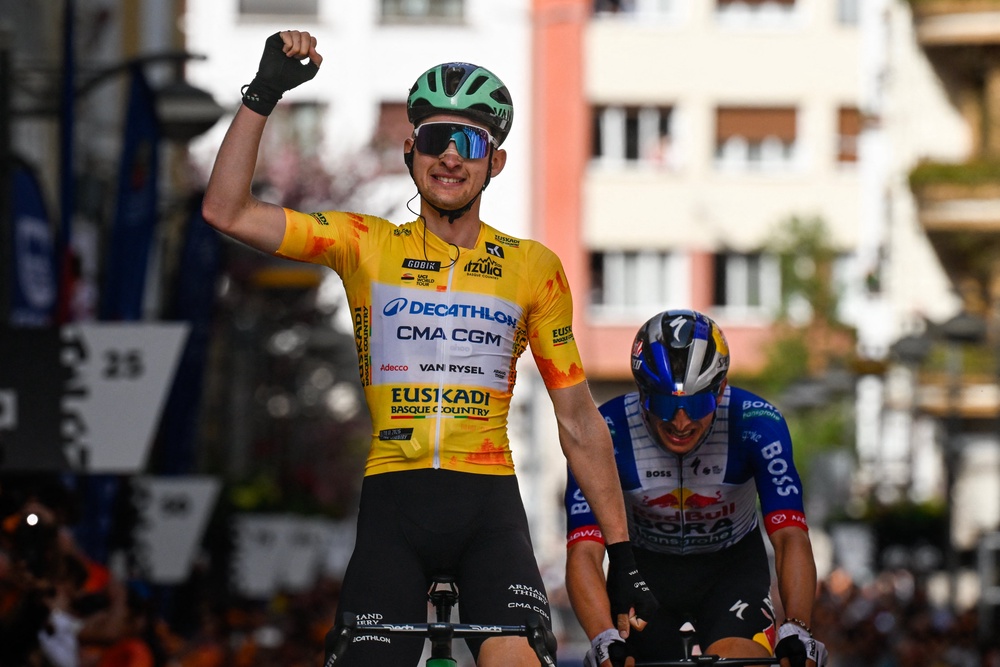 Seixas won three stages and all four classifications at Itzulia Basque Country (AFP via Getty Images)