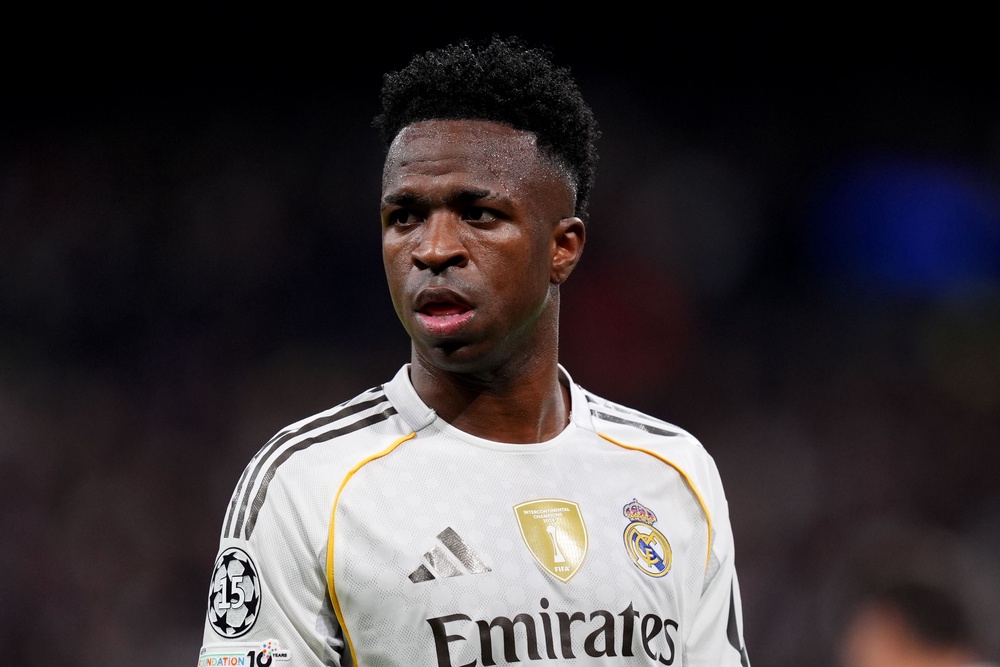 Vinicius Jr is training with Real Madrid amid interest from Arsenal (PA Wire)