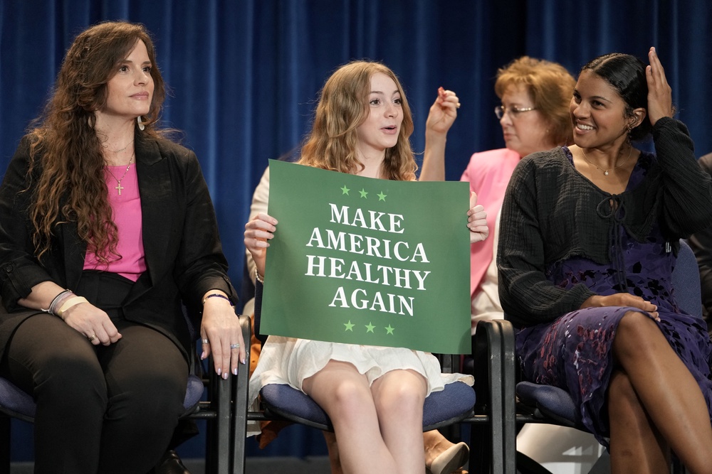 Leaders of the MAHA movement met with Trump behind closed doors earlier this month, though details of the roundtable were kept largely under wraps. Kirk reportedly suggested the White House meet with MAHA figures after upset in the movement over a decision that enabled the chemical giant Bayer to increase production of its weed killer (AFP/Getty)