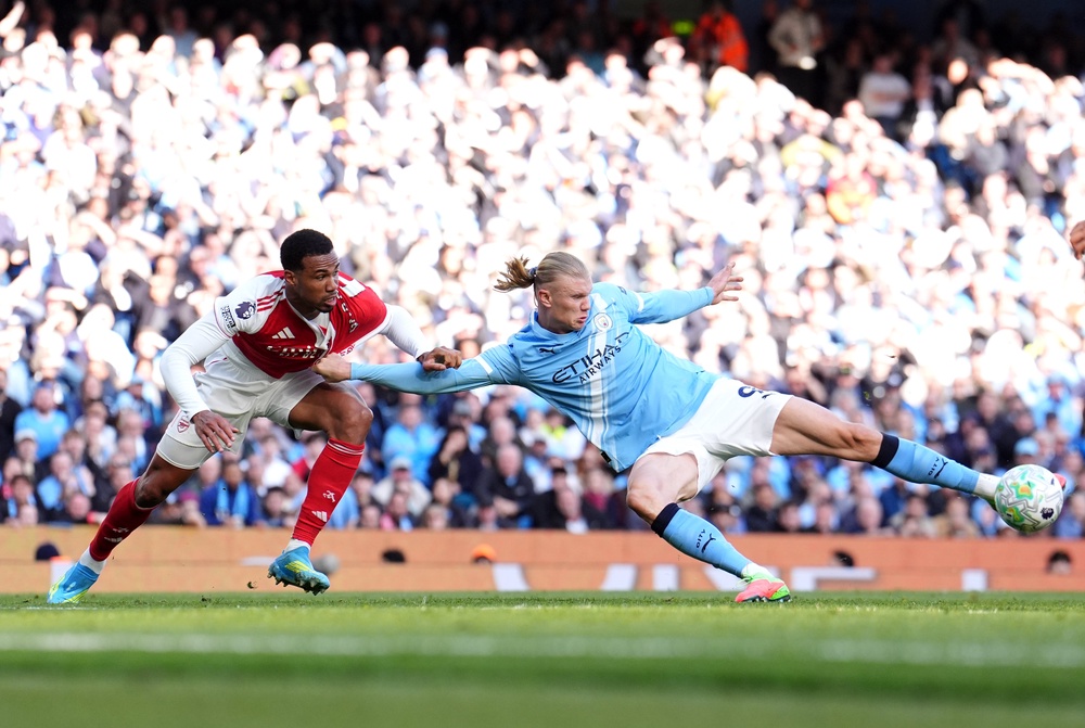 Erling Haaland scored the winner for City on Sunday (Martin Rickett/PA) (PA Wire)