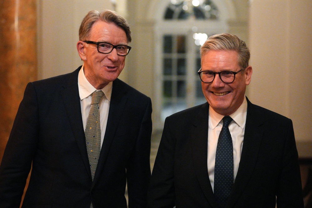 Starmer is facing mounting political pressure over his decision to appoint Peter Mandelson as US ambassador (AFP/Getty)