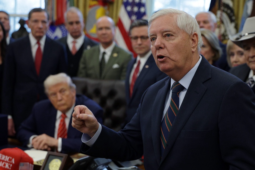 Graham has been a sitting senator in South Carolina since 2003, and has allied himself closely with President Donald Trump. (Getty)