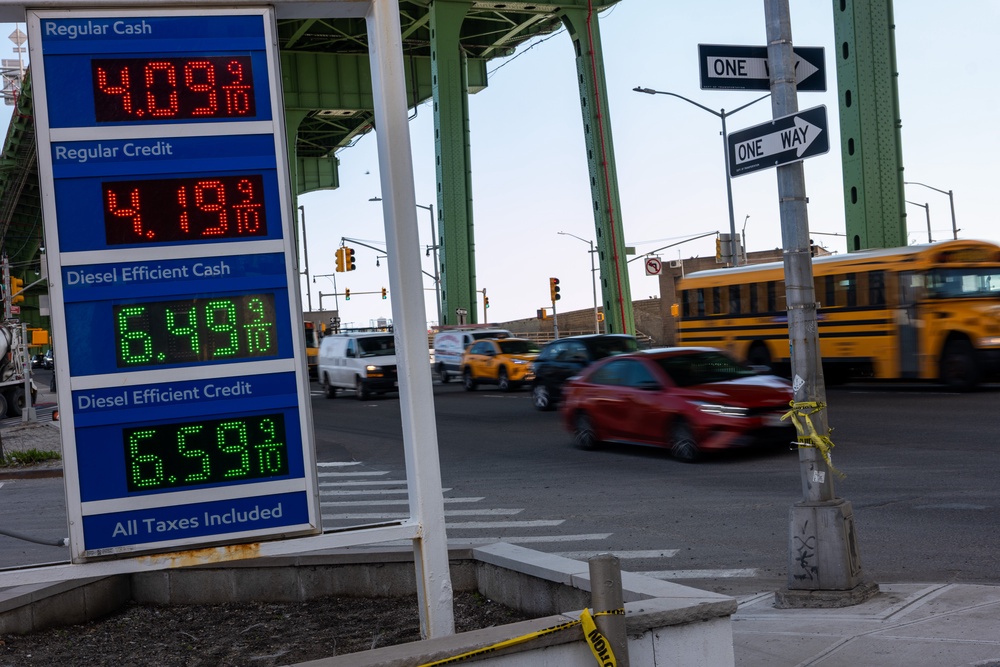 Gas prices have been on the rise as a result of the war with Iran (Getty Images)