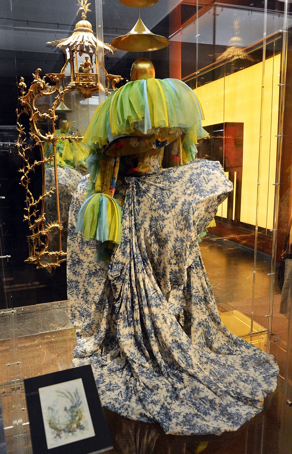 A look from John Galliano’s 2003 Dior collection that featured voluminous silhouettes (Getty Images)