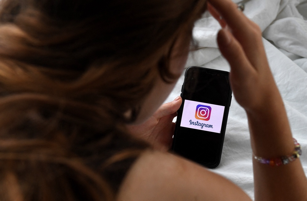 ‘These findings suggest that social media environments may play a role in exposure to alcohol-related content and behaviors,’ one researcher said (AFP via Getty Images)