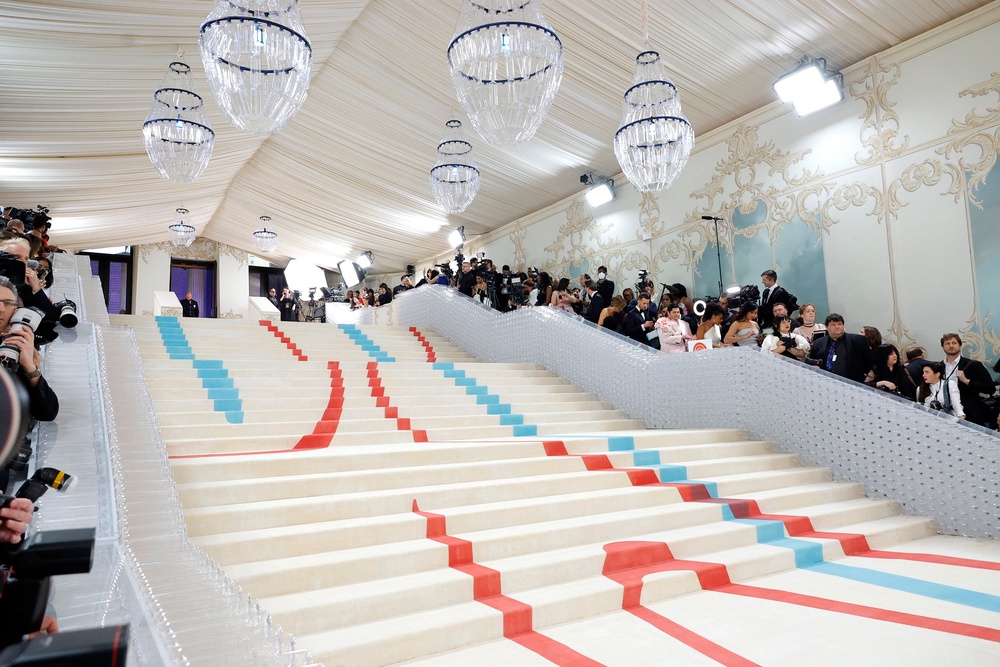 Neytt’s Met Gala red carpet for 2023’s theme, ‘Karl Lagerfeld: A Line of Beauty’ (Getty Images)