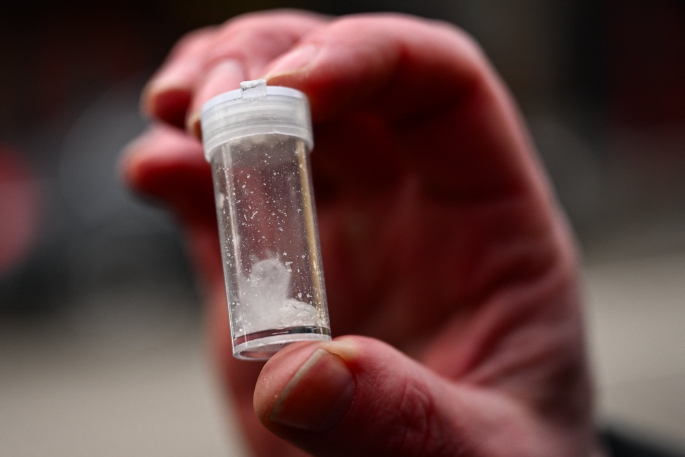 The dog, Uni, fell sick soon after sniffing around a local park and later tested positive for methamphetamine (AFP via Getty Images)