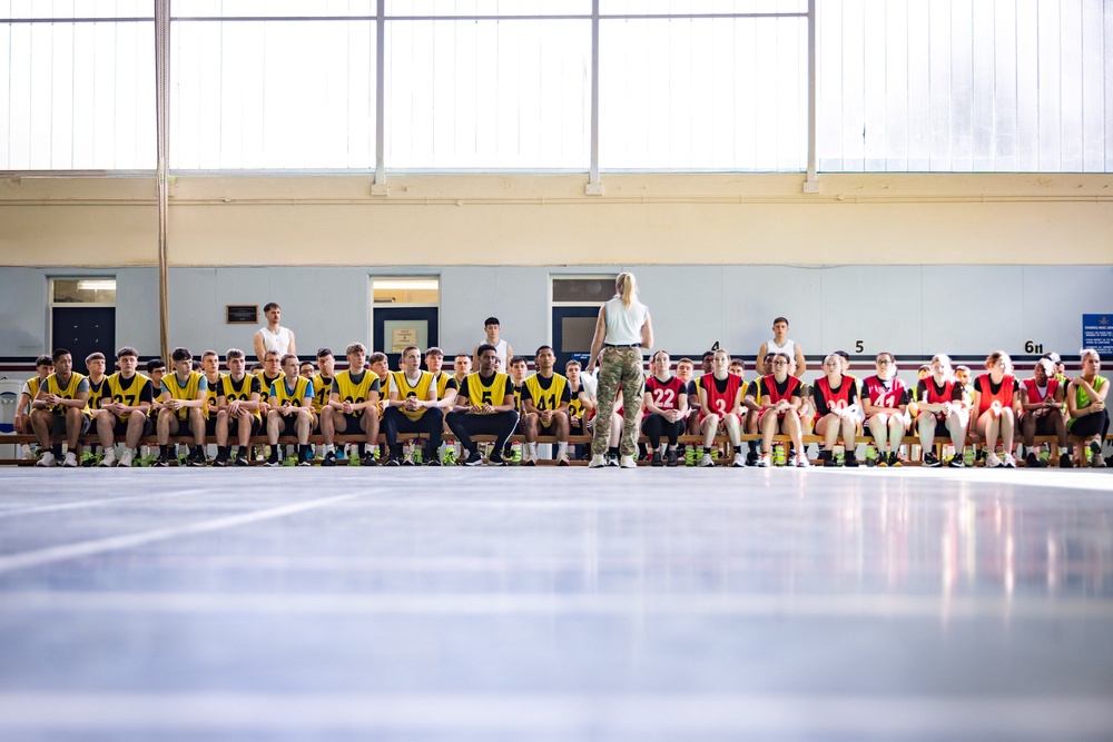 Recruits receive a briefing before taking a series of tests during the RAF's Basic Recruit Training Course (The Royal Air Force)