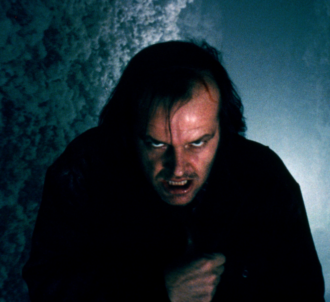 Jack Nicholson in 'The Shining' (Columbia-EMI-Warner Distributors)