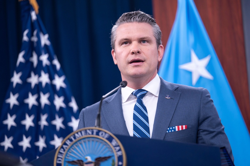US defence secretary Pete Hegseth (Kevin Wolf/AP) (AP)