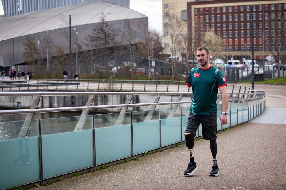 Mr Reid will also be walking the route on Sunday in honour of the seven members of his regiment he lost (William Lailey/Army Benevolent Fund/PA) (PA Media)