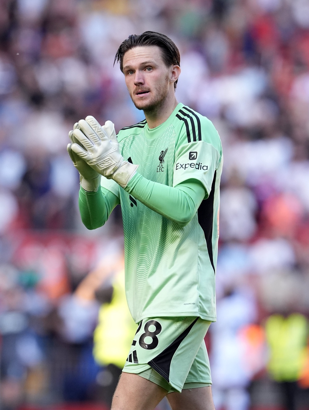 Freddie Woodman made the right impression on his Premier League debut for Liverpool (Peter Byrne/PA) (PA Wire)