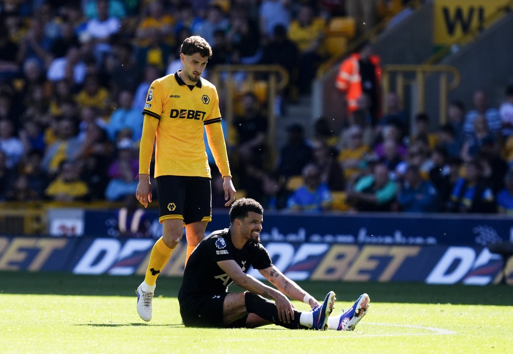 Dominic Solanke was another injury concern for Spurs (Nick Potts/PA) (PA Wire)