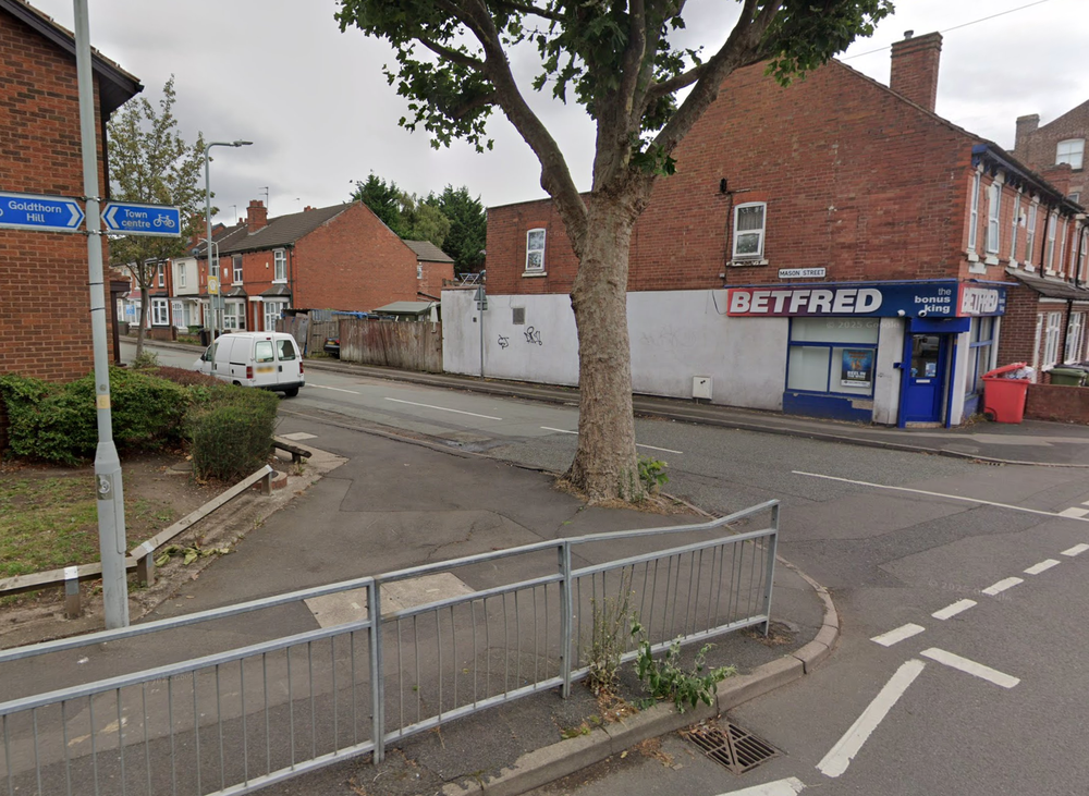 Crews were called to the fire on Mason Street, Wolverhampton, at 8.30pm on Friday (Google Streetview)