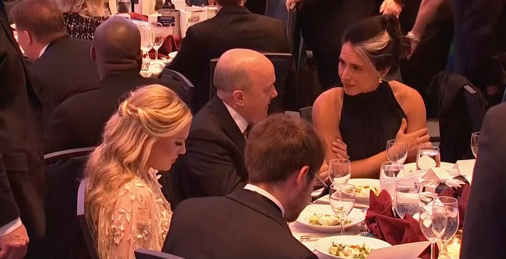 DNI Director Tulsi Gabbard and TPUSA CEO Erika Kirk were seen seated at the same table (The Independent)