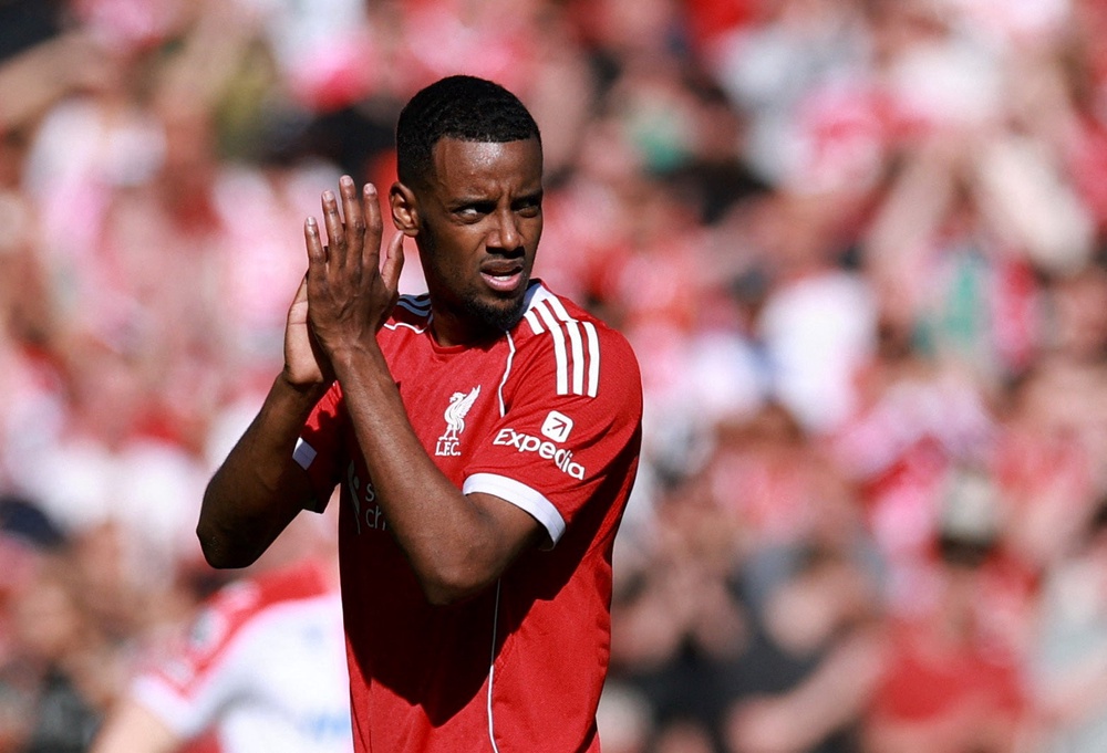Alexander Isak has endured a difficult start to life at Liverpool (Reuters)