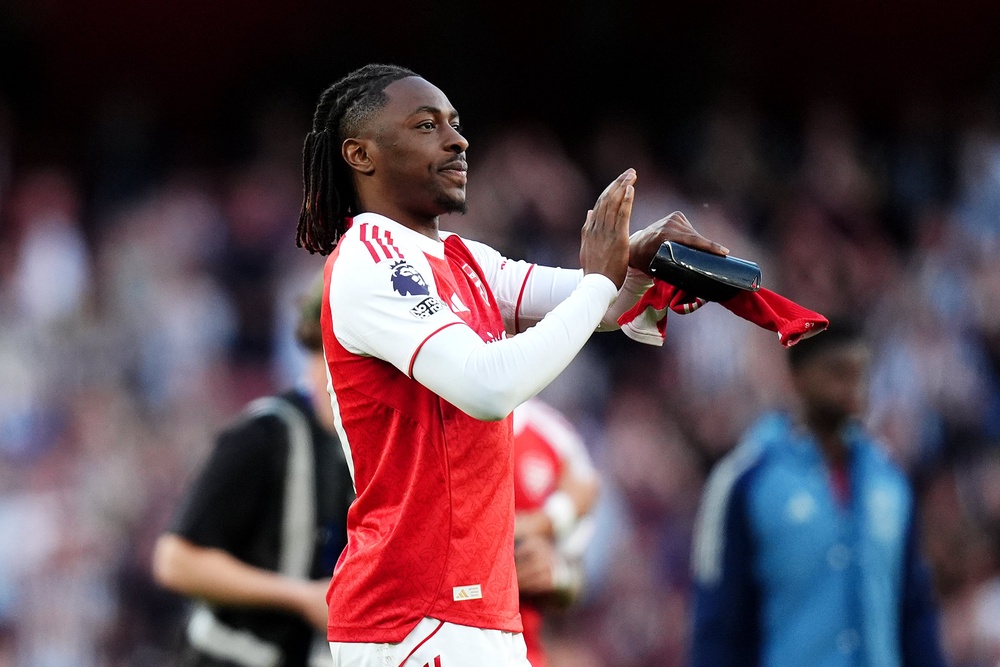 Eze’s ninth-minute strike was enough for the Gunners to see out a 1-0 win over Newcastle (John Walton/PA) (PA Wire)