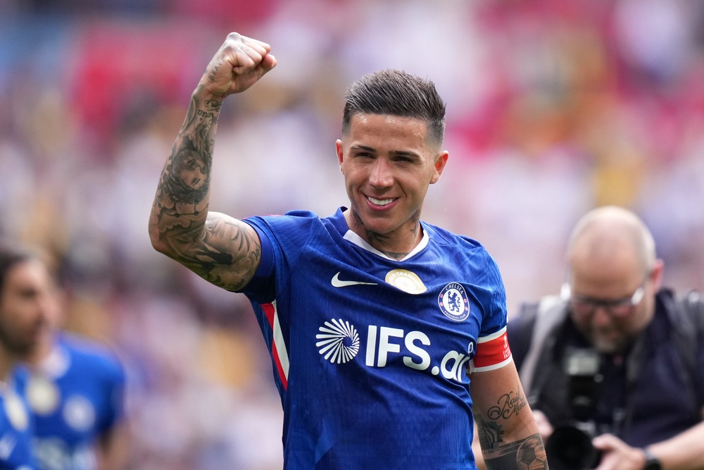 Enzo Fernandez sent Chelsea to the FA Cup final (AP)