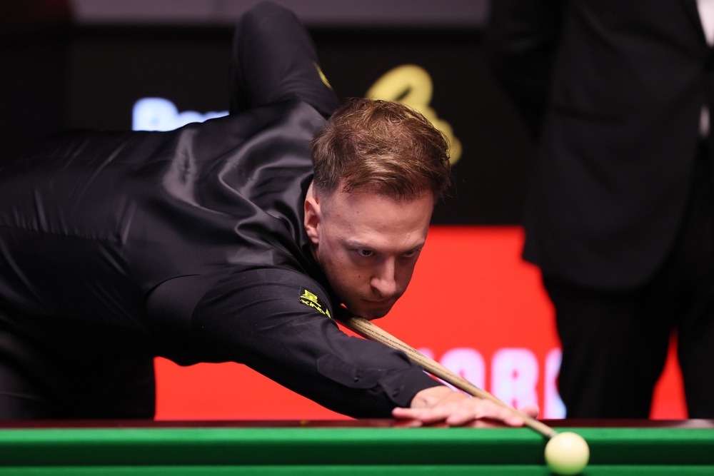 Judd Trump established a battling lead over Hossein Vafaei (Mike Egerton/PA) (PA Wire)