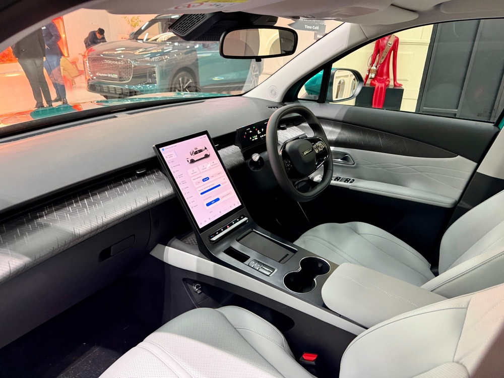 The interior of the Lepas L4 looks smart and is packed with tech (Steve Fowler)