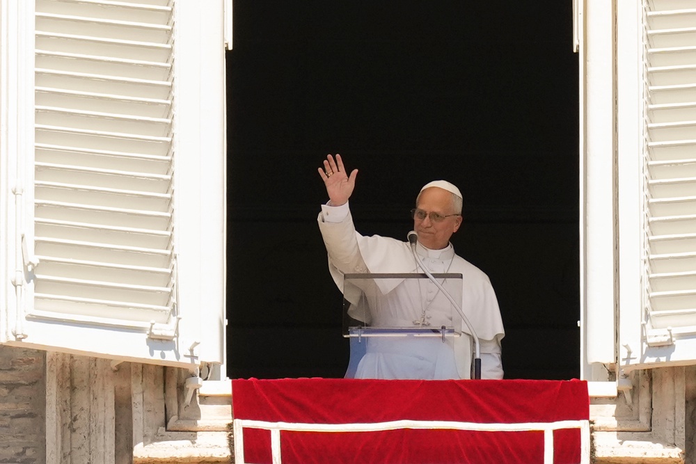 Pope Leo and the Archbishop of Canterbury will speak and pray together (Alessandra Tarantino/AP) (AP)