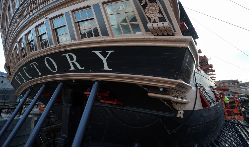 Multiple 19th century coins uncovered under HMS Victory mast after ...