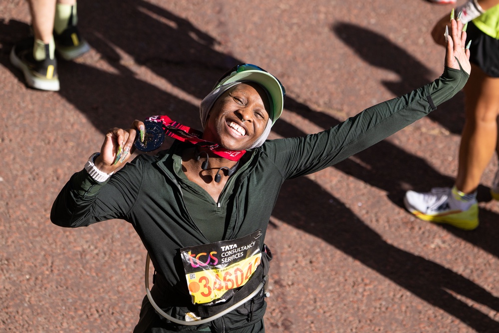 The ‘Wicked’ star ran the marathon previously in 2022 (Getty)