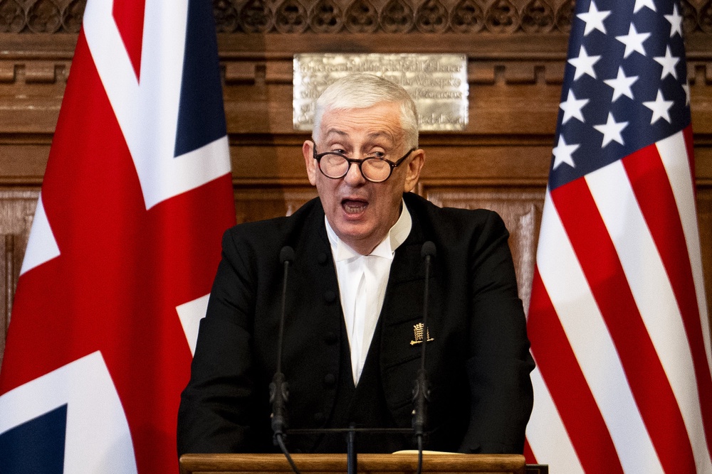 It is up to Commons Speaker Sir Lindsay Hoyle to decide whether to allow a vote on whether the matter should be referred to the Privileges Committee (Jordan Pettitt/PA) (PA Wire)