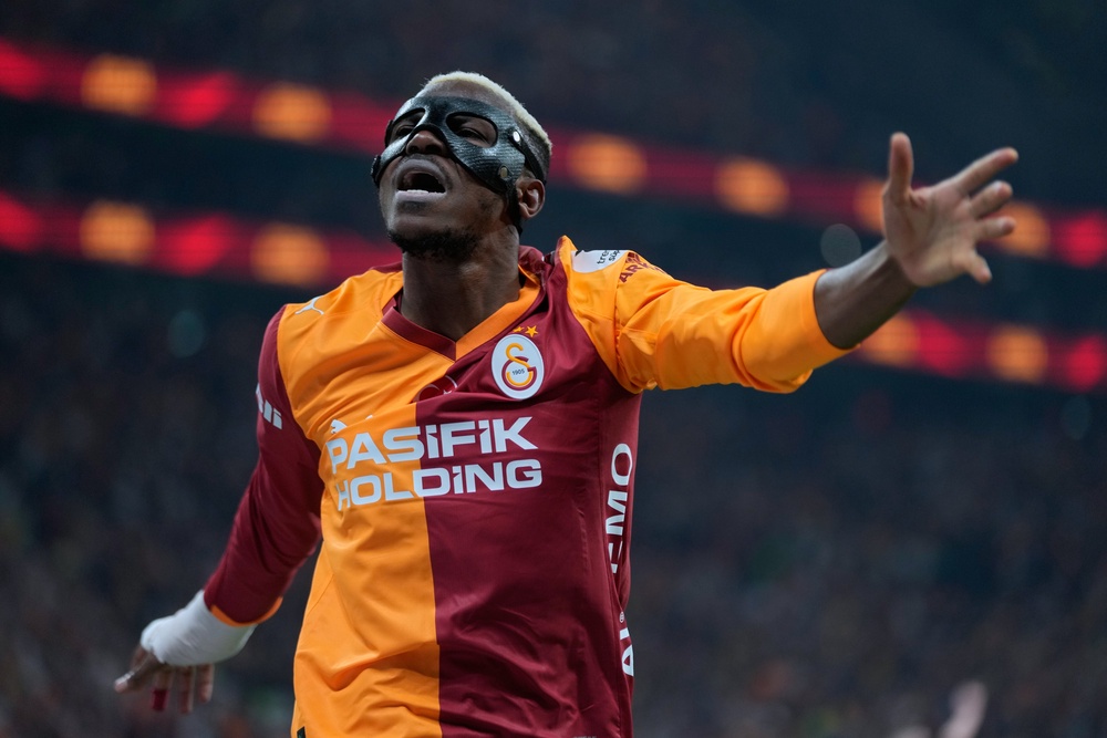 Victor Osimhen fired Galatasaray towards another league title (AP)