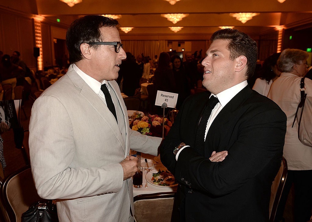 Russell (left), pictured with Hill in 2013 (Getty Images)