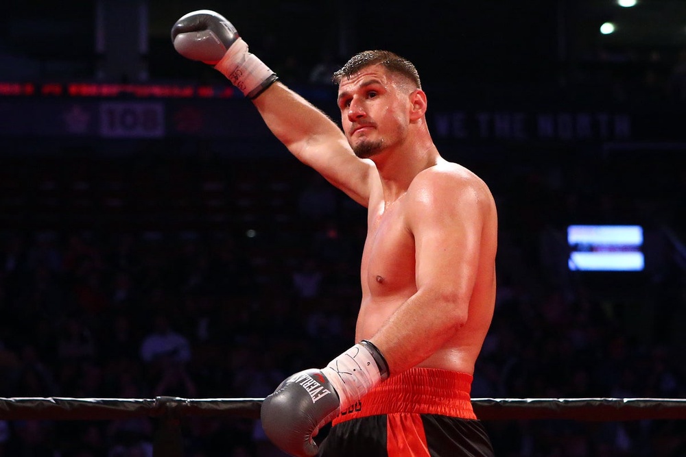 Image from: Joshua vs Prenga LIVE: AJ enters rings for final fight ahead of Tyson Fury showdown