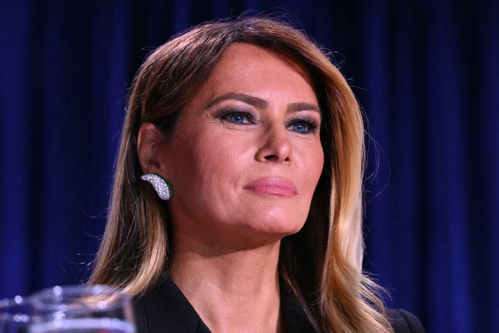 Melania Trump responded to Jimmy Kimmel's 'widow' joke (AFP/Getty)