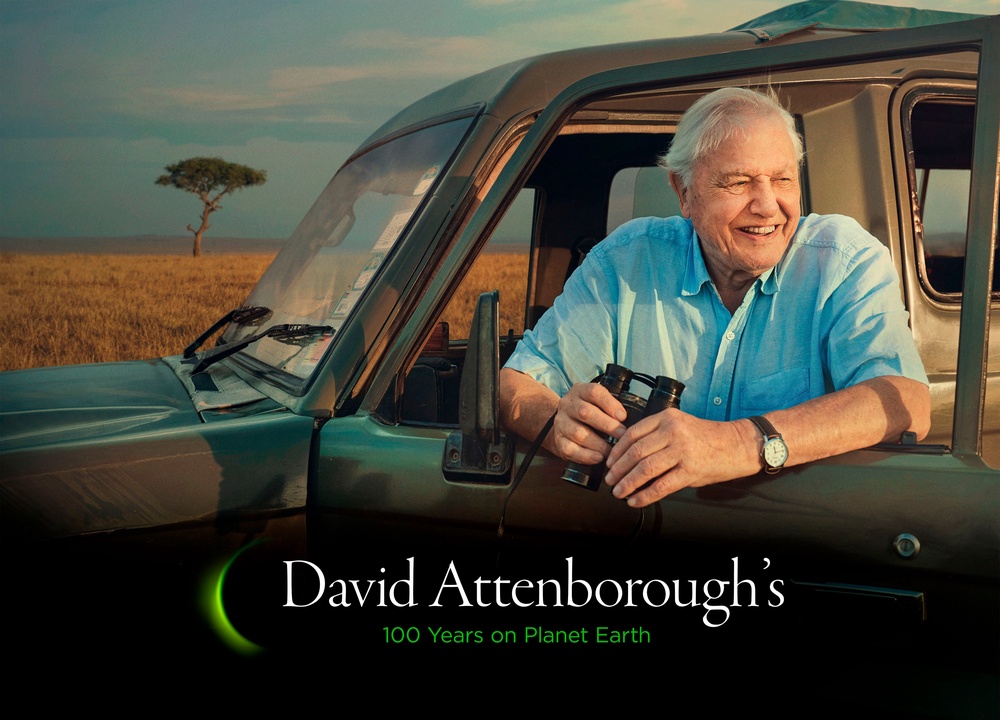 Sir David Attenborough on location while filming for David Attenborough's 100 Years on Planet Earth (PA)