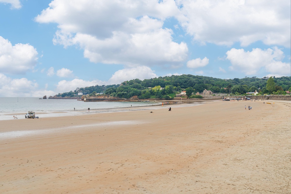 The beach in St Brelade, Jersey (Alamy/PA)