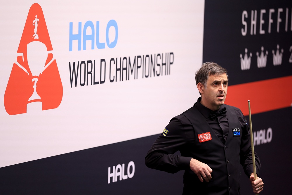 Ronnie O’Sullivan twice blew a five-frame lead against John Higgins (Nigel French/PA) (PA Wire)