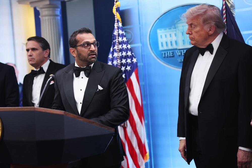 Jones also laid into Patel over the repeated assassination attempts on Trump, with Saturday’s incident being the third in less than two years (AP)