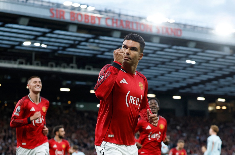 Casemiro opened the scoring after a United barrage (Reuters)