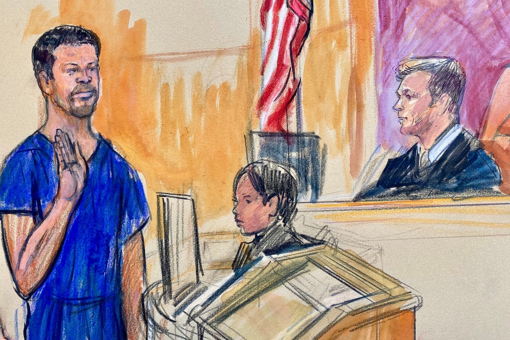 Cole Allen, who appeared in court Monday, has been charged with attempting to assassinate the president (AP)
