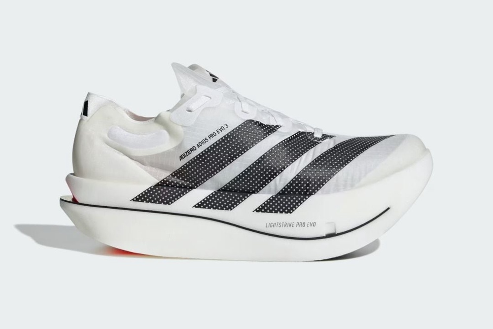 Adidas’ latest shoe is built for forefoot strikers with a fast time on their mind (Adidas)