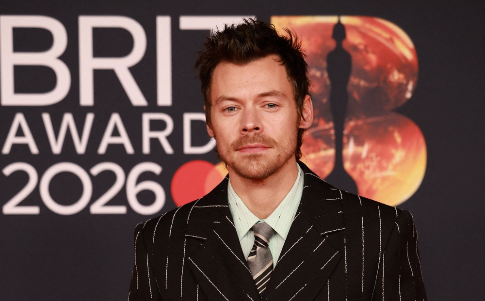 Harry Styles at the Brits earlier this year (Reuters)