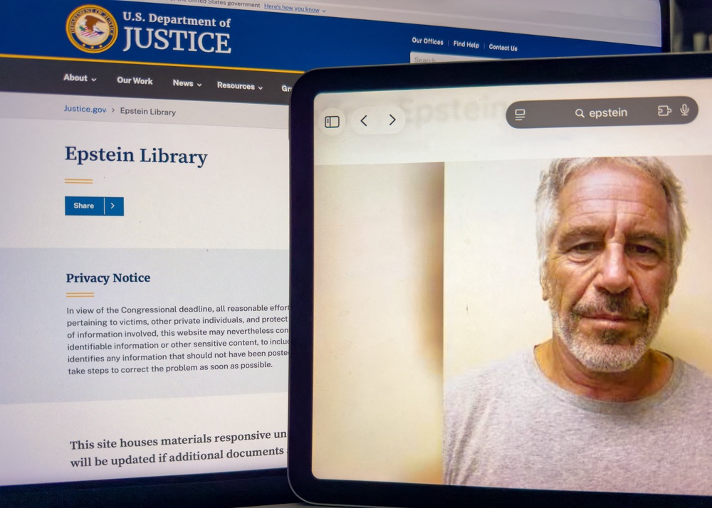 The DOJ belatedly released millions of documents related to Epstein, but critics have accused the agency of not disclosing enough information (AFP via Getty Images)