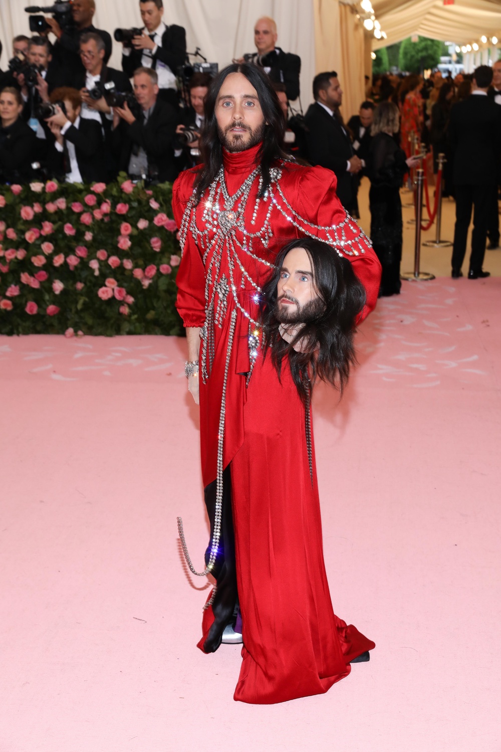 Jared Leto on the 2019 Met Gala carpet (Alamy/PA)